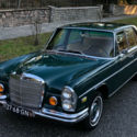 1967 Mercedes Benz 250S in Blue-Green w. Bamboo, BECKER, A/C, 1 family owned *