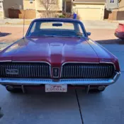 1967 Mercury Cougar Coupe Red