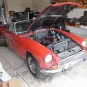 1967 MG MGB Red Roadster