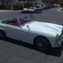 1967 MG Midget Convertible White RWD Manual