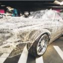 1967 Mustang Fastback built from Stainless Steel Wire
