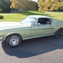 1967 Mustang  Fastback V8 4 Speed Lime Gold  289 V8  Running Project Real C Code