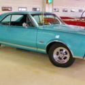 1967 Oldsmobile 442  7899 Miles Tahoe Turquoise 2 Door Hard Top 400 Manual 4-Spe
