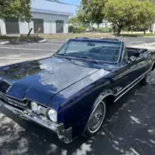 1967 Oldsmobile Cutlass Convertible Blue  Convertible