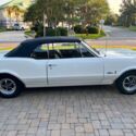1967 Oldsmobile Cutlass Convertible White RWD Automatic base