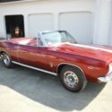 1967 Plymouth Baracuda convertible automobile - totally re-done