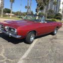 1967 PLYMOUTH BARRACUDA CONVERTIBLE*ORIGINAL 273 V-8/4-SPD CAR*ALWAYS CALIFORNIA