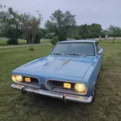 1967 Plymouth Barracuda Sportscar Blue fastback