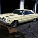 1967 Plymouth GTX  84931 Miles Cream/Black Racing Stripes