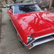 1967 Pontiac Catalina Convertible, Red, TH400, Engine 400 cu. in.