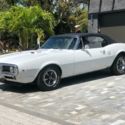 1967 Pontiac Firebird 2dr Conv Firebird 73,000 Miles White  Select 4 Speed