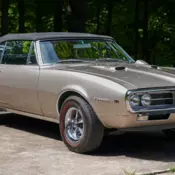 1967 Pontiac Firebird 400 V8 Convertible, A Classic Muscle Car Restored To New