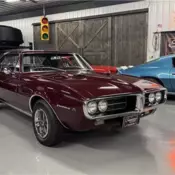 1967 Pontiac Firebird, Burgundy with 36,000 Miles available now!