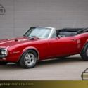 1967 Pontiac Firebird Convertible Red Convertible 326 V8 4528 Miles