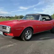 1967 Pontiac Firebird Convertible Red premium