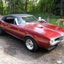 1967 Pontiac Firebird Convertible Red RWD Manual