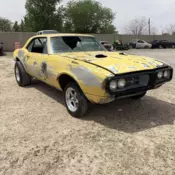 1967 Pontiac Firebird Yellow 400