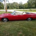 1967 Pontiac Grand Prix Convertible Red color