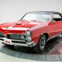1967 Pontiac GTO  400 V8 3 Speed Automatic Hardtop Regimental Red