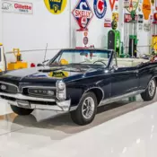 1967 Pontiac GTO Convertible 400, 4-Spd, Rare Fathom Blue/White Top/Interior