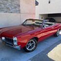 1967 Pontiac LeMans Convertible Red RWD Automatic GTO style