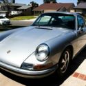 1967 Porsche 911S Coupe factory sunroof Silver Paint Black Leathere Rare 1/523