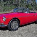 1967 Red Classic MGB Convertible