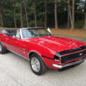 1967 RS Rally Sport Camaro Convertible 350 4 Speed Muncie Bolero Red