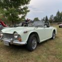 1967 TR A with a factory surry top with surry soft top no hard top. Car is strai