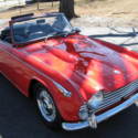 1967 Triumph TR4-A with live rear axle. Total milege 59,966