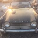 1967 Triumph TR4A, Original former race car, excellent solid example to restore