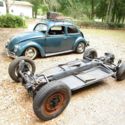 1967 Volkswagen Beetle Chassis VW Bug Kafer not Split Oval Garage Barn Find