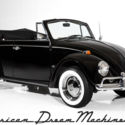 1967 Volkswagen Beetle Convertible  Black/Red Convertible