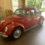 1967 Volkswagen Beetle Coupe Red standard