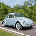 1967 Volkswagen Beetle with 72k original miles, two owners, Pale Blue exterior