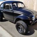 1967 Volkswagen VW California Baja Bug, runs great, Hot Rod Satin Black, COOL