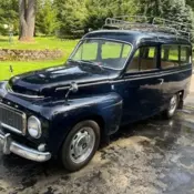 1967 Volvo Duett Custom Tan Interior, Weber Carb, Wood-Slat Roof Rack