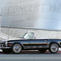 1968 250sl Mercedes Benz midnight blue w/ white interior. Low miles! MUST SEE