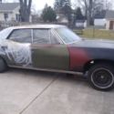 1968 68 Pontiac LeMans 4 dr black plate Cali car GTO 68 69 70 parts car