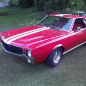 1968 AMC AMX, X code car, 401/auto, restored in 2016/17 5400 miles ago, #630