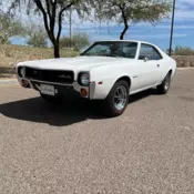 1968 AMC Javelin Coupe White