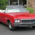 1968 Buick Skylark Custom Convertible  82000 Miles Red Convertible  A