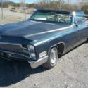 1968 CADILLAC CONVERTIBLE SOLID DESERT CAR REBUILT MOTOR RUNS WELL DRIVES RATROD