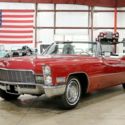 1968 Cadillac DeVille  85281 Miles Garnet Red Metallic Convertible 472cid V8 Aut