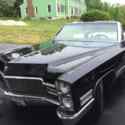 1968 Cadillac DeVille Convertible Convertible Black RWD Automatic