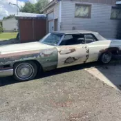 1968 Cadillac DeVille Convertible Convertible White