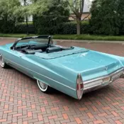 1968 Cadillac DeVille Convertible Green deville