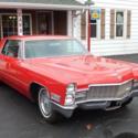 1968 Cadillac DeVille Power seat / AC 96370 Miles Red Coupe 472 V8 Automatic