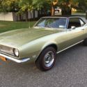 1968 CAMARO 307 AUTOMATIC ,  Hound Tooth Interior, black vinyl top. SUPER CLEAN