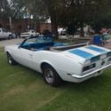 1968 CAMARO CONVERTIBLE 327 AUTOMATIC WEST TEXAS BARN FIND CAR WHITE/BLUE DRIVER
